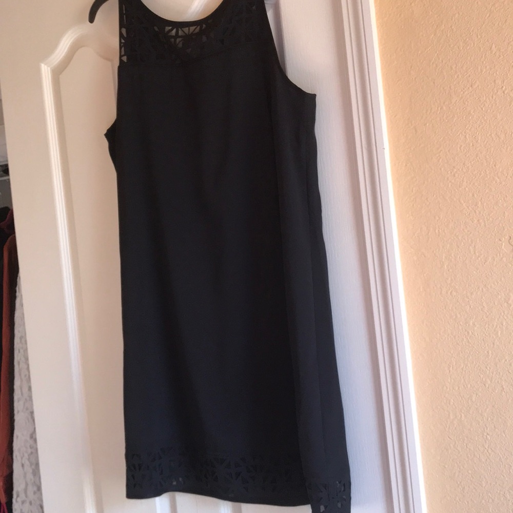 Sexy black sleath dress